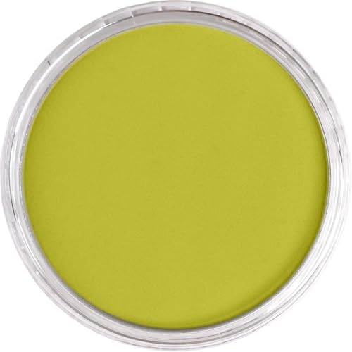 PanPastel Artist Pastels by GOLDEN, Hansa Yellow Shade, 2.44” / 62mm Pan Diameter, Professional Artist Pastels, Unique Pan Format (cake-like) - color: Hansa Yellow Shade, size: 1 Count (Pack of 1)