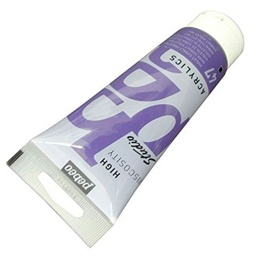 Pebeo - Acrylic Fine Studio Acrylics - Dark Cobalt Violet Hue - Dark Cobalt Violet Hue 100ml/3.38oz - color: Dark Cobalt Violet Hue