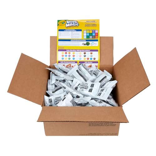 Crayola Model Magic - White (75ct), 1oz Modeling Air Dry Clay Alternative, Teacher Classroom Must Haves, Bulk School Supplies for Kids, 3+ - color: White, size: 75ct