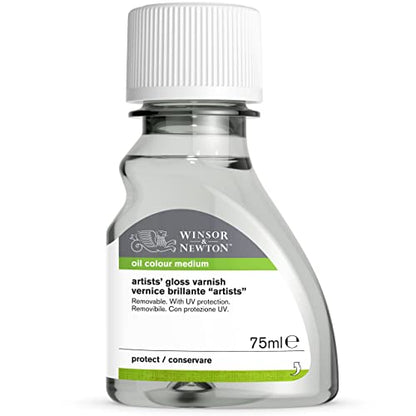 Winsor & Newton Professional Artists' Gloss Varnish, 75ml (2.5-oz) Bottle - color: Gloss Varnish, style: 2.5-oz Bottle
