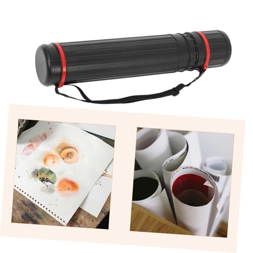 VILLCASE Telescoping Poster Tube Plastic Storage for Mailing and Protecting Artwork for Posters Documents and Drawing Tools
