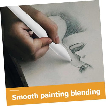 ULDIGI Blending Stumps and Tortillions Set with Pencil Sharpener Extender Paper Tools for Student Sketching and Shading Deep Gray Pouch
