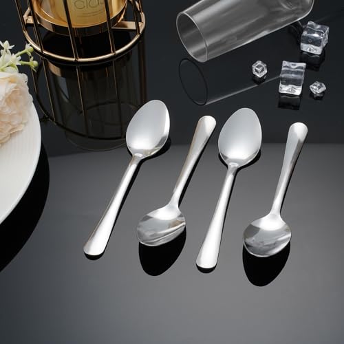 36 PCS Dinner Spoons Set - Windsor Stainless Steel Dinner Spoon 7.1 Inch with Dishwasher Safe Dessert Spoons,Metal Dessert Spoon, Silverware for Home,Kitchen or Restaurant - size: 36-piece Dinner Spoon