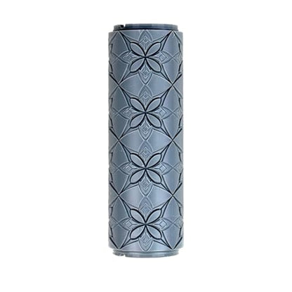 Echo Blossom Clay Texture Roller 4" for Polymer Clay - color: Echo Blossom Roller