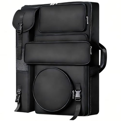 26x18.5 Inch,Artist Backpack for Sketching, Oil Painting - color: Black