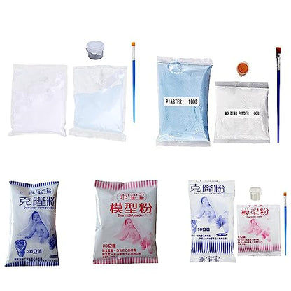 ljhnba for Creative Baby Hand Moulding Powder Baby Hand Foot Casting Powder DIY Hand Holding Craft Material Hand Casting Powder Alginate Molding