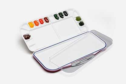 Mijello Airtight Watercolor Fusion 18-Well Watercolour Palette MWP-3018 (Blue Color)