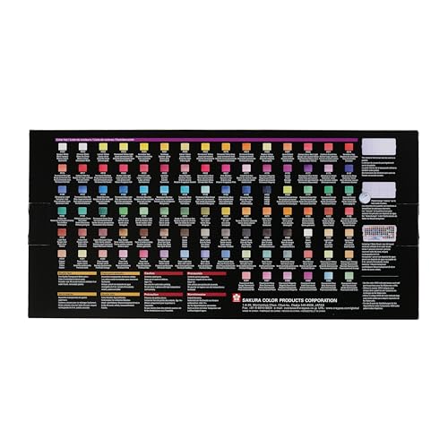 SAKURA Koi Studio Water Color Paint Set, 96 Cake Colors w/Water Brush XNCW-96N