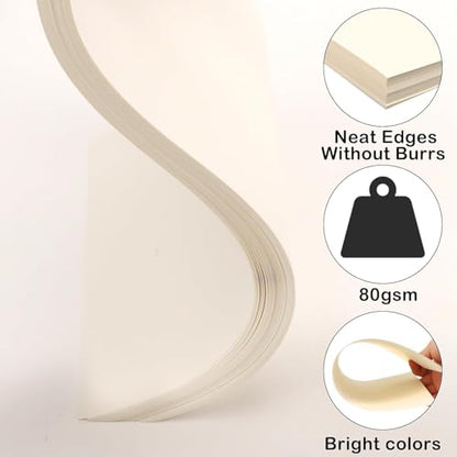 8.5”x 5.5” Cream Art Drawing Paper for Painting Construction Bulk 80gsm Craft Paper for Sketch(140 Sheets) - size: 8.5x5.5 140P