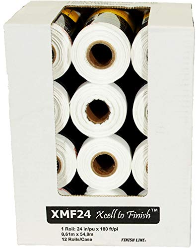 Reli. Masking Film, 12 Rolls Bulk (180' Foot x 24" Inch) - Masking Plastic Film for Painting, Automotive | Pre-Folded Plastic in Bulk