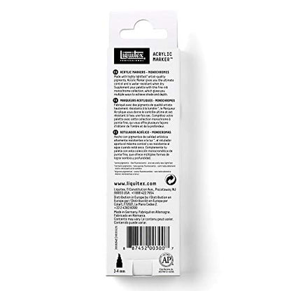Liquitex Professional Paint Marker Set, 3 Piece, Monochromes - style: Monochromes Fine 3 Set