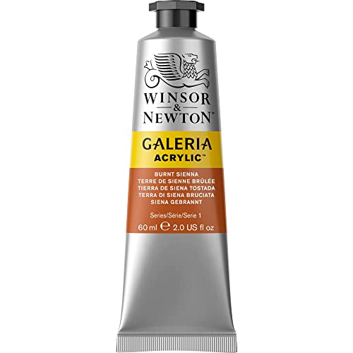Winsor & Newton Galeria Acrylic Color, 60ml (2-oz) Tube, Burnt Sienna - color: Burnt Sienna, style: 2-oz Tube