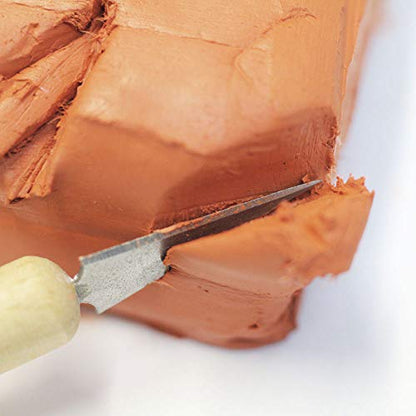 Mont Marte Premium Air Hardening Clay, Terracotta, 500g (1.1lb), No Baking Required - color: Terracotta