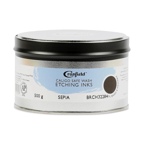 Caligo Safe Wash Etching Ink - Sepia (Hue), 500 g Can