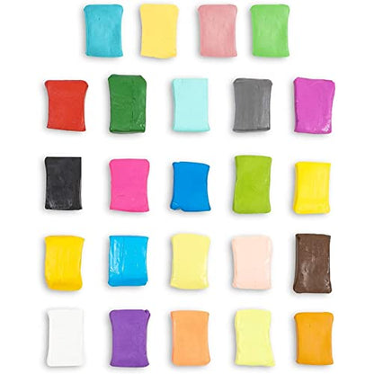 24 Colors Polymer Clay, Oven Bake Modeling for DIY Crafts