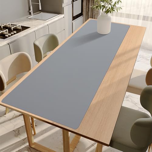 Large Silicone Mats for Kitchen Counter,16" x 72" Heat Resistant Silicone Mat,Food Grade Silicone Pastry Mat,New Skin-Friendly Material Silicone Countertop Protector Mat,Freely Cuttable, Dark Gray - color: Dark Gray, size: 72"L x 16"W