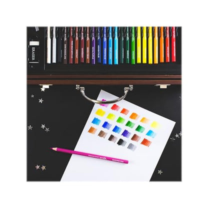 Art 101 Deluxe Art and Doodle Art Set, Assorted Colors, 168 Pieces (53168)
