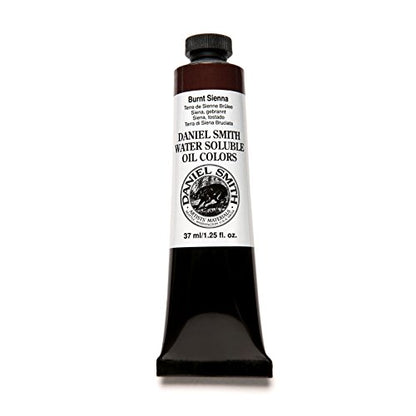 DANIEL SMITH Water Soluble Oil Color Paint, 37ml Tube, Burnt Sienna, 284390024 - color: Burnt Sienna