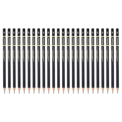 PATIKIL 24Pcs Drawing Pencils for Sketching, 2H Refill Sketch Pencils for Drawing, Graphite Art Pencil Set Professional Resistant Lead for Painting Shading Artist Office Supplies - size: 2H