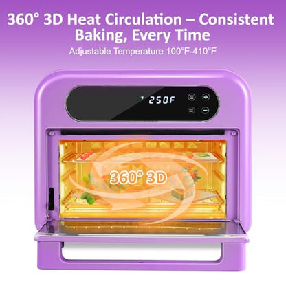 12L Polymer Clay Oven with Fast Preheat,Precise Temperature and Time,13QT/12L 120V 1200W Large Capacity Electric Oven for bake Clay,Polymer Clay Tools,Includes Tray,Wire Rack,Thickened Gloves