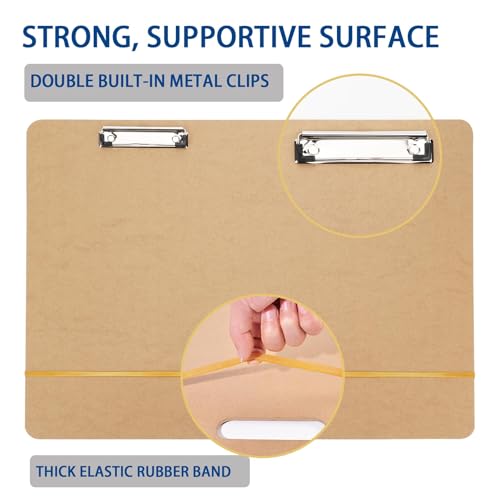18" x 24" Drawing Board, Artist Sketch Boards with Handle for Drafting Art, Portable Wooden Clipboard for Class or Studio Fit in Artists Tote - size: 18" x 24"