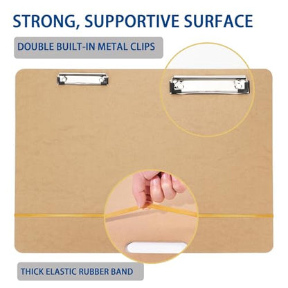 18" x 24" Drawing Board, Artist Sketch Boards with Handle for Drafting Art, Portable Wooden Clipboard for Class or Studio Fit in Artists Tote - size: 18" x 24"
