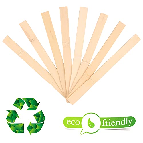 Wooden Paint Stir Sticks - Rewiss 10 Inch Paint Sticks Stirrers for Paddles Resin or Wood Craft Sticks, Garden and Library Markers(Pack of 50) - size: 10 inch(50pcs)