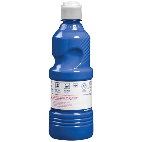 Prang Washable Tempera Paint, Blue, 16 Oz., 1 Count - color: Blue, size: 16 Fl Oz (Pack of 1)