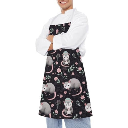 Chef Bib Apron for Restaurant, Anti-Stain with Pocket Adjustable, Cooking Dishwashing Lab Use - color: Style (551)