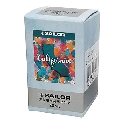 Sailor, USA State Bottle Ink, California (Blue), 20ml, 13-9427-202