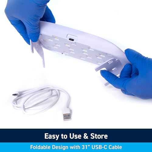 TotalBoat UV Light for Resin Curing | 36W Large UV Resin Lamp with Timer Settings (60s, 90s, 150s) and 24 LEDs for Fast, Even Cures | Use for Jewelry, Crafts, Molds, Decor, and DIY Projects