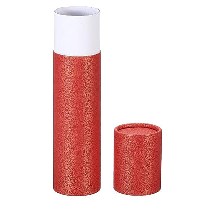 PATIKIL 2 Inch x 9 Inch Poster Tube, 1Pcs Photo Storage Tube Portable Shipping Mailing Tubes Calligraphy Painting Tubes Round Carrying Case for Storing Paper Art Map Documents, Red - size: 2 Inch x 9 Inch