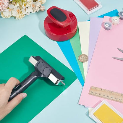 UNICRAFTALE 94x63mm Red Block Printing Baren and Black Rubber Roller for Crafting Brayer Rollers Tool Paint and Ink Rollers Tool for Stamping and Scrapbooks Screen Print Making