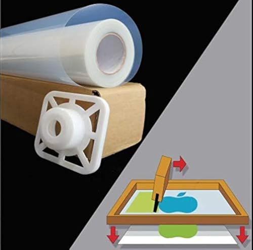 Silk Screen Printing Film 17"x100ft. Roll Waterproof Inkjet Transparent Film