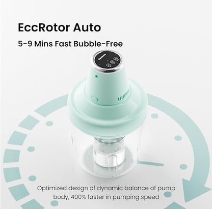 Resiners Resin Bubble Remover, Quickly Remove Bubble Within 9 Mins, 95kPa Vacuum Degassing Chamber, Airless Bubble Removing Machine for Epoxy, UV Resin Casting, Silicone Mold, Jewelry Making - color: Mint Green