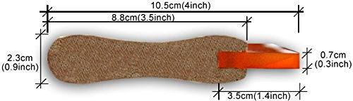 Silk Stencil Screen Printing Squeegee Wood Screen Ink Scraper (6.3 inch (16cm) Water Squeegee - 65 Durometer) - size: 6.3 inch (16cm) Water Squeegee - 65 durometer