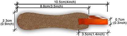 Silk Stencil Screen Printing Squeegee Wood Screen Ink Scraper (6.3 inch (16cm) Water Squeegee - 65 Durometer) - size: 6.3 inch (16cm) Water Squeegee - 65 durometer