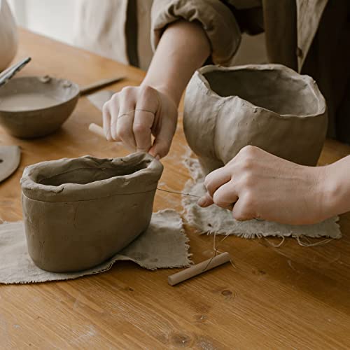 JOAWSOME Natural Air-Dry Clay Kaolin, Non-Toxic All-Purpose Compound 10LBs, All-Purpose Modeling Clay (Terra Cotta)