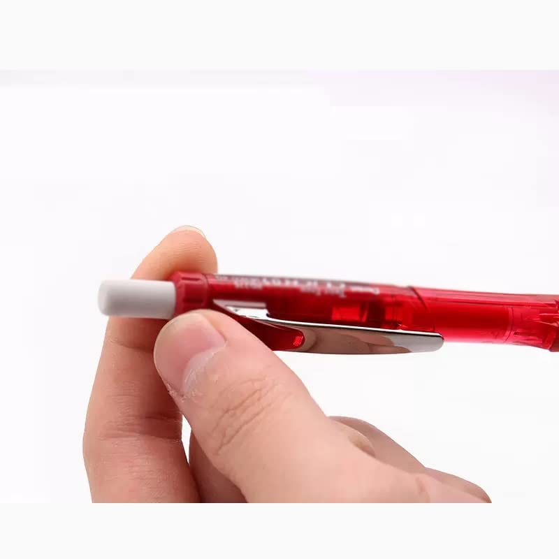 Automatic pencil student side press movable with rotating eraser 0.5mm writing not easy