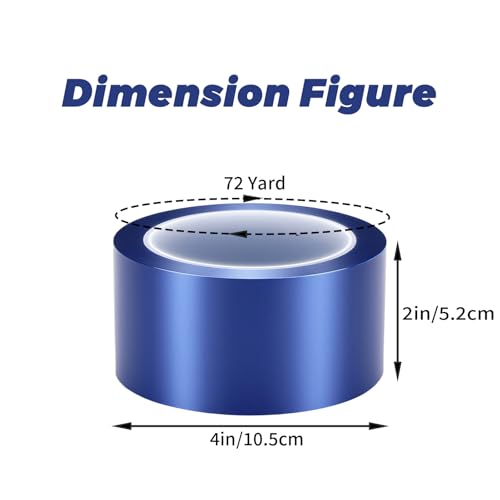 Dorhui Block Out Tape, 2 Inch x 72 Yard Roll Screen Printing Tape Masking Tape with Clean Removal to Protect Screen Printing Surfaces