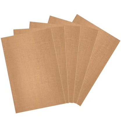salbsever Clay Mat 5 Pack Non Skid Mat Nonstick Heat-Resistant Polymer Clay Craft Mat for DIY Crafts Projects, Clay Pottery, Bake Clay Tool Oven, 11.8 x 7.9 Inches, Copper, 579043_1_UwrFz7adx