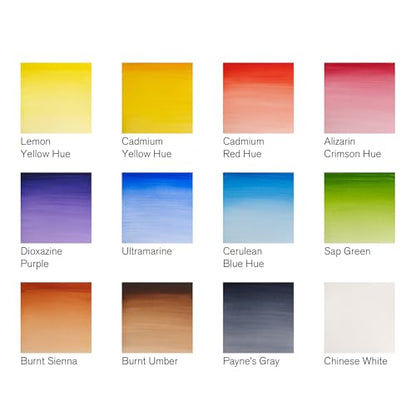 Winsor & Newton Cotman Watercolor Paint Set, Field Pocket Set, 12 Half Pan w/ Brush, Sponge, Bottle - style: 12 Half Pan Field Pocket Set