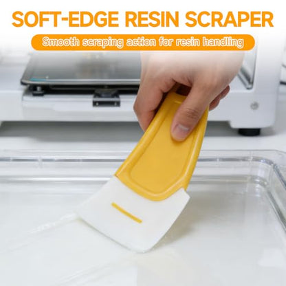 3D Printer Scraper Tool Set, 16PCS Silicone & Plastic Scrapers with Cleaning Brushes, Print Removal & Cleaning Kit for 3D Printing