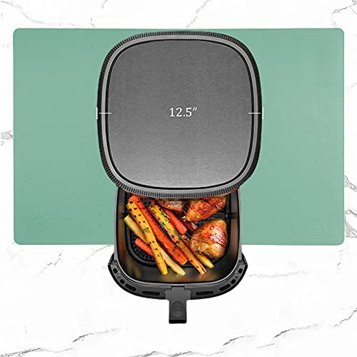 Home Essential, Supmat XL, Super Versatile Extra Large and Thick Heat Resistant Silicone Mat, Counter Mat (Quiet Green) - color: Quiet Green, size: X-Large