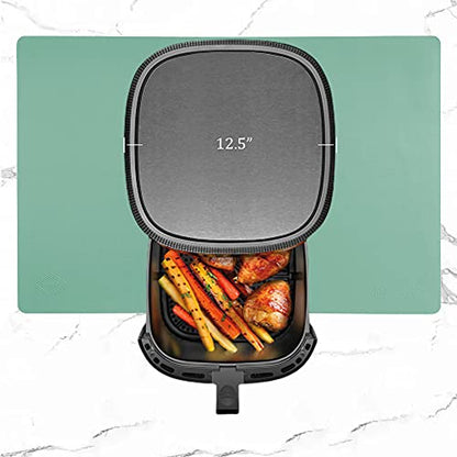 Home Essential, Supmat XL, Super Versatile Extra Large and Thick Heat Resistant Silicone Mat, Counter Mat (Quiet Green) - color: Quiet Green, size: X-Large