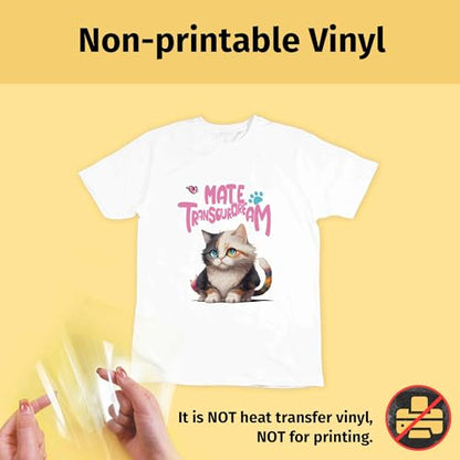 TransOurDream Heat Transfer Mask & Iron on Tape(15 Sheets, 8.5x11") - Iron-On Clear Positioning Film for Light Transfer Paper & Printable HTV on Shirts - color: Mask-Light, size: 20 Sheets
