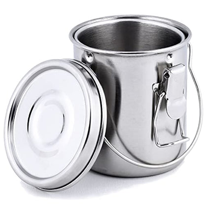 Tosnail Stainless Steel Leak-Proof Paint Brush Washer with Removable Filter Screen - Small - style: Leak-Proof Small