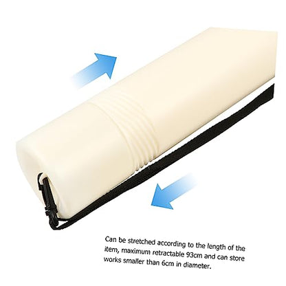 TEHAUX 2pcs Extendable Plastic Telescopic Poster Tube Design for Blueprints and Artworks with Strap Storage for Artists and Planners