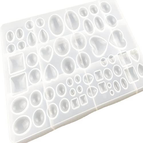 Silicone Resin Jewelry Casting Mold, Resin Jewelry Molds, for DIY Artcraft Project, Crafting, Gift Pendant, Pendant Earrings Making, Large