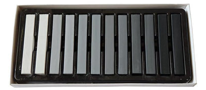 Gallery Pastel for Sketch Grey Tone, 12 Pieces Soft Pastel Sticks Set